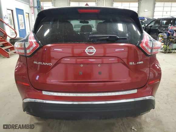 2015 Nissan Murano SV with VIN 5N1AZ2MH6FN242904, listed as a Copart auction lot 49175255 with 117,720 mi miles and Salvage Title. Bid and sale history available at carsss.com. Image 6.