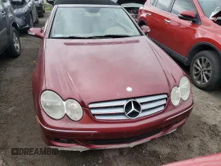 2008 Mercedes-Benz CLK 350 with VIN WDBTK56F58F236487, listed as a Copart auction lot 74986464 with Not Provided miles and Salvage Title. Bid and sale history available at DreamBid. Image 5.