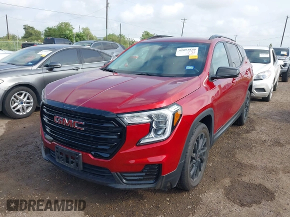 2024 GMC Terrain SLE with VIN 3GKALMEG3RL278680, listed as a IAAI auction lot 42093820 with 13,105 mi miles and . Bid and sale history available at DreamBid. Image 6.