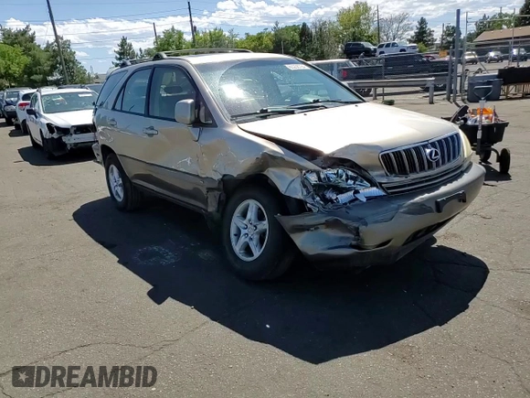 2002 Lexus RX 300 with VIN JTJGF10U620144786, listed as a Copart auction lot 65256724 with 276,954 mi miles and Non Repairable. Bid and sale history available at carsss.com. Image 12.