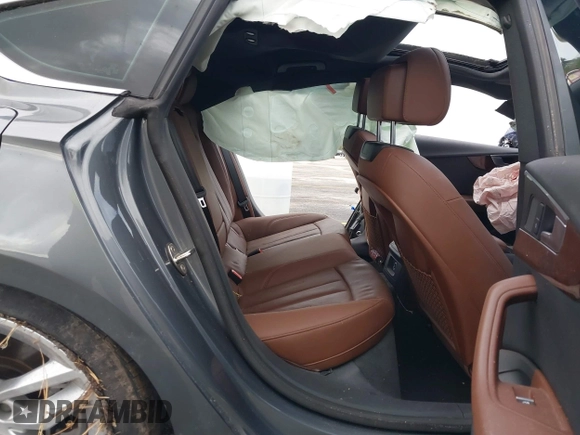 2019 Audi A5 Sportback Premium with VIN WAUANCF54KA076681, listed as a IAAI auction lot 40817960 with 1 mi miles. Bid and sale history available at carsss.com. Image 8.