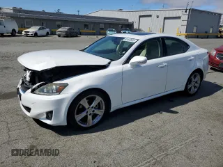 2013 Lexus IS 250 z VIN JTHBF5C2XD5187496, wystawiony jako Copart lot #65403695 z przebiegiem 157 753 mil mil oraz Szkoda całkowita • Salvage title. Historia ofert i sprzedaży dostępna na DreamBid. Obrazek 1.
