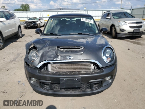 2012 MINI Hardtop S with VIN WMWSV3C53CTY25517, listed as a Copart auction lot 62315535 with 50,680 mi miles and Salvage title. Bid and sale history available at DreamBid. Image 5.