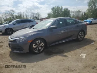 2017 Honda Civic EX-T with VIN 2HGFC1F38HH650468, listed as a Copart auction lot 53440175 with 99,051 mi miles and Salvage Title. Bid and sale history available at carsss.com. Image 1.