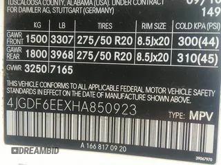 2017 Mercedes-Benz GLS 450 z VIN 4JGDF6EEXHA850923, wystawiony jako IAAI lot #41874619 z przebiegiem 137 017 mil mil oraz . Historia ofert i sprzedaży dostępna na DreamBid. Obrazek 9.