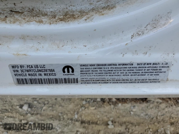 2022 Ram 3500 Tradesman z VIN 3C7WRTCL0NG397884, wystawiony jako Copart lot #77763604 z przebiegiem 40 889 mil mil oraz Nie do naprawy • Non repairable. Historia ofert i sprzedaży dostępna na DreamBid. Obrazek 13.