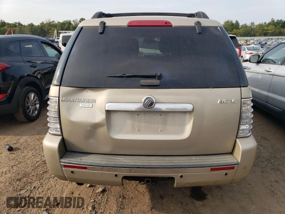 2006 Mercury Mountaineer Premier with VIN 4M2EU48896UJ08091, listed as a Copart auction lot 71228294 with 275,154 mi miles and Salvage Title. Bid and sale history available at carsss.com. Image 6.