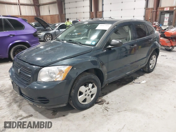 2007 Dodge Caliber with VIN 1B3HB28B27D321850, listed as a IAAI auction lot 41617311 with 180,446 mi miles. Bid and sale history available at carsss.com. Image 2.