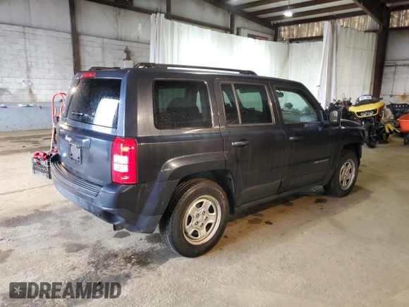 2014 Jeep Patriot Sport with VIN 1C4NJPBB4ED814453, listed as a Copart auction lot 52360025 with 110,848 mi miles and Salvage Title. Bid and sale history available at carsss.com. Image 3.