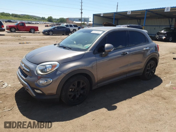 2016 FIAT 500X Trekking with VIN ZFBCFXCT7GP438562, listed as a Copart auction lot 60483465 with 160,991 mi miles and Salvage title. Bid and sale history available at DreamBid. Image 1.