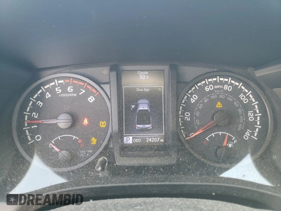 2020 Toyota Tacoma SR with VIN 3TYRX5GNXLT001986, listed as a Copart auction lot 51222685 with 24,207 mi miles and Salvage Title. Bid and sale history available at DreamBid. Image 9.