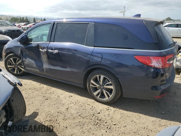 2023 Honda Odyssey Touring z VIN 5FNRL6H89PB052833, wystawiony jako Copart lot #53549185 z przebiegiem 49 471 mil mil oraz Szkoda całkowita • Salvage title. Historia ofert i sprzedaży dostępna na DreamBid. Obrazek 2.