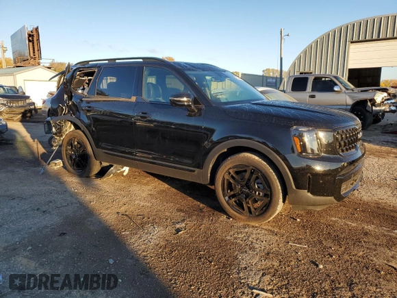 2024 Kia Telluride SX Prestige X-Pro with VIN 5XYP5DGC6RG478325, listed as a Copart auction lot 78384434 with 13,006 mi miles and Salvage title. Bid and sale history available at DreamBid. Image 4.