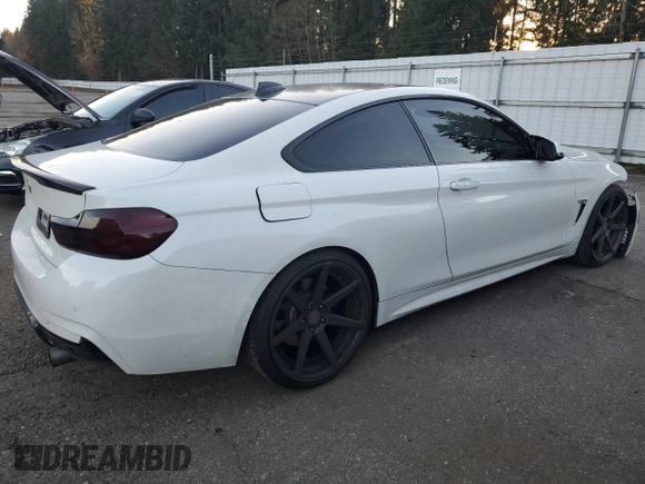 2014 BMW 4 Series 435i with VIN WBA3R1C51EK192330, listed as a Copart auction lot 42523825 with 106,183 mi miles and Salvage Title. Bid and sale history available at carsss.com. Image 3.