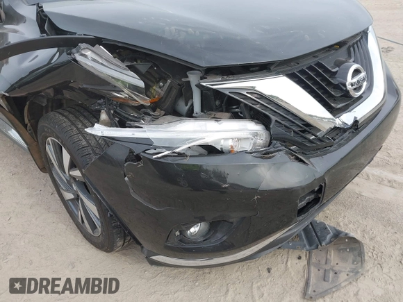 2017 Nissan Murano SL with VIN 5N1AZ2MH3HN197598, listed as a IAAI auction lot 42299880 with 63,788 mi miles and . Bid and sale history available at DreamBid. Image 6.