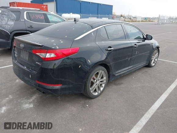 2013 Kia Optima SX with VIN 5XXGR4A63DG141938, listed as a IAAI auction lot 41760964 with 77,241 mi miles and . Bid and sale history available at DreamBid. Image 4.