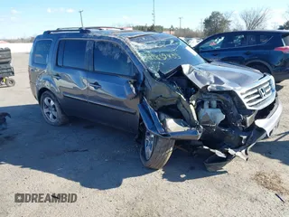 2015 Honda Pilot EX-L z VIN 5FNYF4H56FB041834, wystawiony jako IAAI lot #41859855 z przebiegiem 206 186 mil mil oraz . Historia ofert i sprzedaży dostępna na DreamBid. Obrazek 1.