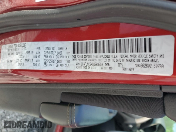 2016 Jeep Cherokee Latitude z VIN 1C4PJMCSXGW368550, wystawiony jako Copart lot #54358445 z przebiegiem 159 013 mil mil oraz Szkoda całkowita • Salvage title. Historia ofert i sprzedaży dostępna na DreamBid. Obrazek 13.