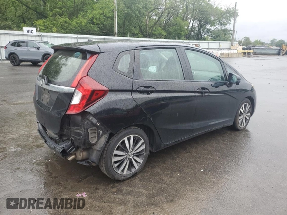 2017 Honda Fit EX with VIN JHMGK5H76HS019108, listed as a Copart auction lot 58537995 with 110,095 mi miles and Salvage title. Bid and sale history available at DreamBid. Image 3.