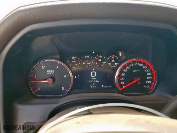2016 GMC Sierra 2500HD Denali with VIN 1GT12UE86GF202529, listed as a Copart auction lot 52707755 with 197,123 mi miles and Salvage Title. Bid and sale history available at carsss.com. Image 9.