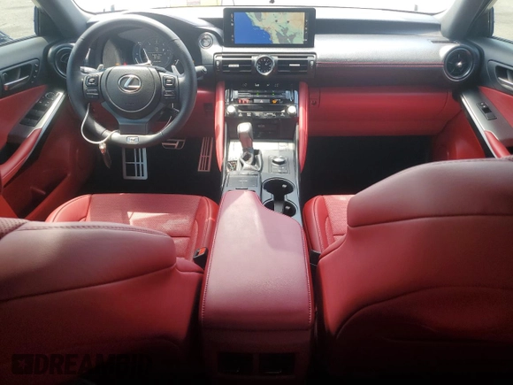 2024 Lexus IS with VIN JTHAP1D29R5006055, listed as a Copart auction lot 66456854 with 1,341 mi miles and Salvage Title. Bid and sale history available at carsss.com. Image 8.