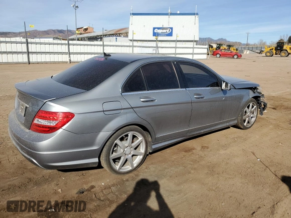 2014 Mercedes-Benz C 250 Sport with VIN WDDGF4HB3EG242795, listed as a Copart auction lot 48764285 with 74,478 mi miles and Salvage Title. Bid and sale history available at DreamBid. Image 3.