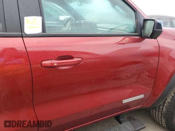 2024 GMC Canyon 2WD Elevation with VIN 1GTP5BEK9R1148967, listed as a Copart auction lot 74948314 with 0 mi miles and Non Repairable. Bid and sale history available at carsss.com. Image 12.