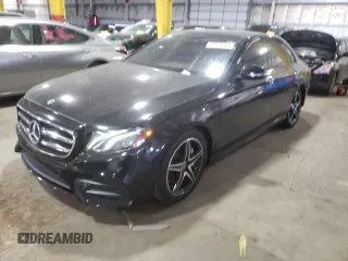 2018 Mercedes-Benz E-Class E 300 with VIN WDDZF4JB3JA390753, listed as a Copart auction lot 40258213 with 56,743 mi miles. Bid and sale history available at carsss.com. Image 1.