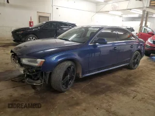 2014 Audi A4 Premium with VIN WAUBFAFL3EN002167, listed as a Copart auction lot 47239915 with 119,676 mi miles and Salvage Title. Bid and sale history available at carsss.com. Image 1.