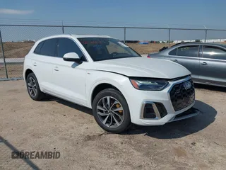2025 Audi Q5 S line Premium with VIN WA1GAAFY5S2029171, listed as a IAAI auction lot 42026169 with 116 mi miles and . Bid and sale history available at DreamBid. Image 1.