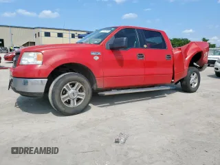 2006 Ford F-150 XLT with VIN 1FTRW12W96FB07681, listed as a Copart auction lot 61033625 with 140,527 mi miles and Salvage title. Bid and sale history available at DreamBid. Image 1.