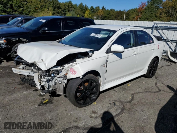 2013 Mitsubishi Lancer GT with VIN JA32U8FW3DU010025, listed as a Copart auction lot 75362644 with 128,288 mi miles and Salvage Title. Bid and sale history available at carsss.com. Image 1.