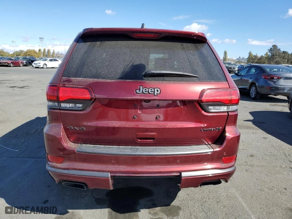 2019 Jeep Grand Cherokee Limited X with VIN 1C4RJFBT6KC564610, listed as a Copart auction lot 78211764 with 41,505 mi miles and Salvage Title. Bid and sale history available at carsss.com. Image 6.