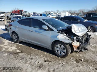 2016 Hyundai Elantra Value Edition with VIN KMHDH4AE3GU512359, listed as a Copart auction lot 88371415 with 0 mi miles and Salvage Title. Bid and sale history available at carsss.com. Image 4.