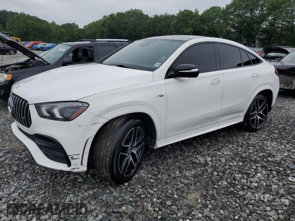 2021 Mercedes-Benz GLE 53 AMG with VIN 4JGFD6BBXMA489471, listed as a Copart auction lot 64043615 with Not provided miles and Clean title. Bid and sale history available at DreamBid. Image 1.