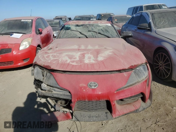 2022 Toyota Supra 3.0 z VIN WZ1DB0C04NW046282, wystawiony jako Copart lot #80995874 z przebiegiem 32 087 mil mil oraz Szkoda całkowita • Salvage title. Historia ofert i sprzedaży dostępna na DreamBid. Obrazek 5.