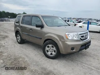 2011 Honda Pilot LX with VIN 5FNYF4H27BB053748, listed as a Copart auction lot 57223495 with 159,544 mi miles and Salvage title. Bid and sale history available at DreamBid. Image 4.