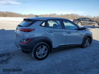 2023 Hyundai Kona SE with VIN KM8K22AB2PU025639, listed as a Copart auction lot 42681715 with 58,087 mi miles and Salvage Title. Bid and sale history available at carsss.com. Image 3.