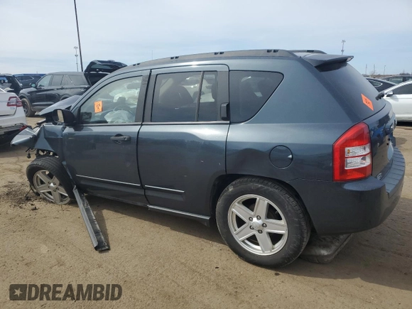 2008 Jeep Compass Sport with VIN 1J8FT47W98D732241, listed as a Copart auction lot 50194295 with Not Provided miles and Salvage Title. Bid and sale history available at carsss.com. Image 2.