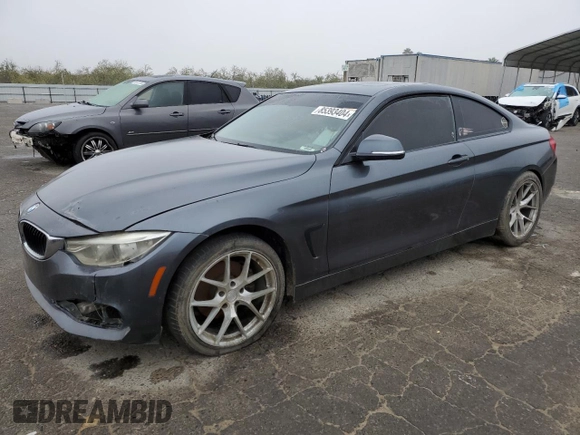 2014 BMW 4 Series 428i with VIN WBA3N7C54EF718196, listed as a Copart auction lot 85393404 with 183,319 mi miles and Clean Title. Bid and sale history available at DreamBid. Image 1.