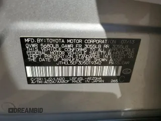 2013 Lexus LS 460 with VIN JTHCL5EF3D5019342, listed as a Copart auction lot 62895325 with 94,160 mi miles and Clean title. Bid and sale history available at DreamBid. Image 12.
