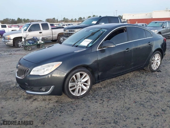 2014 Buick Regal with VIN 2G4GK5EX8E9252423, listed as a IAAI auction lot 41148701 with 225,839 mi miles. Bid and sale history available at carsss.com. Image 2.