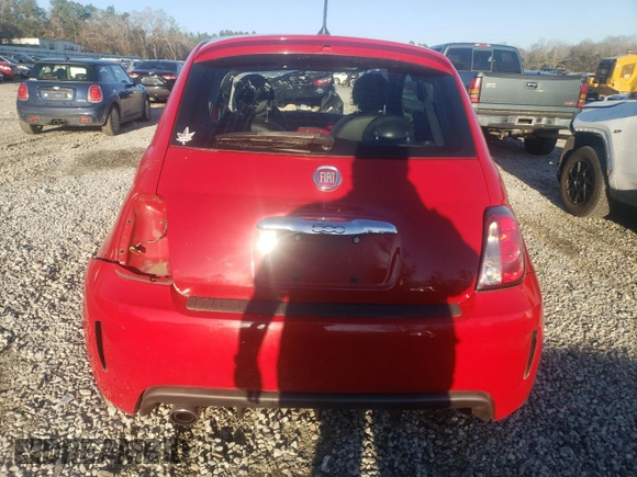 2013 FIAT 500 Turbo with VIN 3C3CFFHH7DT633813, listed as a Copart auction lot 87255644 with 86,778 mi miles and Salvage Title. Bid and sale history available at carsss.com. Image 6.