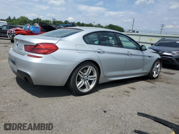 2015 BMW 6 Series 640i xDrive z VIN WBA6B8C53FD453229, wystawiony jako Copart lot #60371214 z przebiegiem 116 624 mil mil oraz Szkoda całkowita • Salvage title. Historia ofert i sprzedaży dostępna na DreamBid. Obrazek 3.