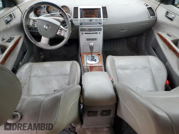 2005 Nissan Maxima SE with VIN 1N4BA41E15C830487, listed as a Copart auction lot 57828975 with 237,908 mi miles and Salvage title. Bid and sale history available at DreamBid. Image 8.