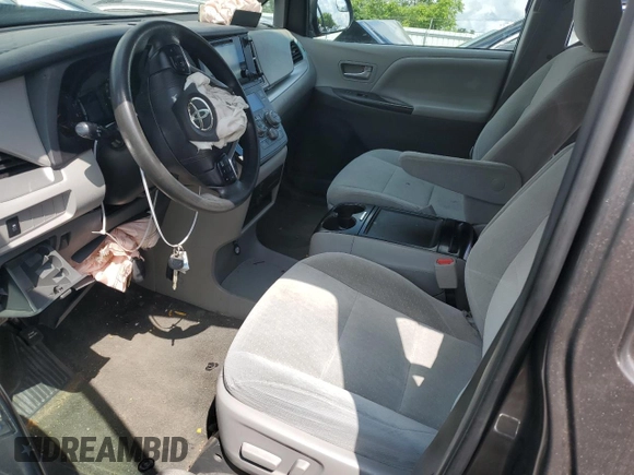 2017 Toyota Sienna LE Auto Access Seat with VIN 5TDKZ3DC1HS804935, listed as a Copart auction lot 54327274 with 0 mi miles and Salvage Title. Bid and sale history available at carsss.com. Image 7.