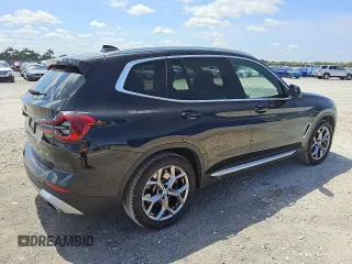2024 BMW X3 sDrive30i with VIN 5UX43DP08R9U54610, listed as a Copart auction lot 56055725 with 35,762 mi miles and Clean Title. Bid and sale history available at DreamBid. Image 3.