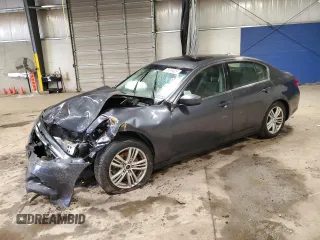2012 Infiniti G25 x with VIN JN1DV6AR4CM731601, listed as a Copart auction lot 85343624 with Not Provided miles and Salvage Title. Bid and sale history available at DreamBid. Image 1.