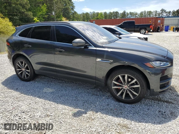 2017 Jaguar F-Pace 20d Prestige with VIN SADCK2BN9HA096247, listed as a Copart auction lot 55271235 with 138,386 mi miles and Clean Title. Bid and sale history available at DreamBid. Image 4.