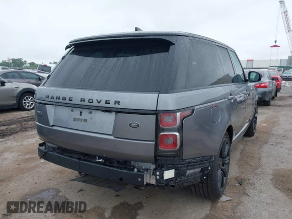 2021 Land Rover Range Rover Westminster z VIN SALGS2RU2MA434410, wystawiony jako IAAI lot #42330877 z przebiegiem 33 652 mil mil oraz . Historia ofert i sprzedaży dostępna na DreamBid. Obrazek 4.
